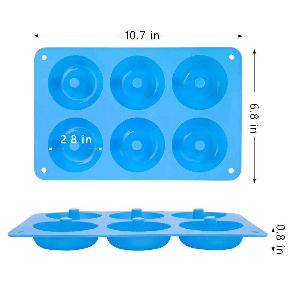6 Holes Silicone Donut Mold Ba - Donut Mold Silicone 评论和价格
