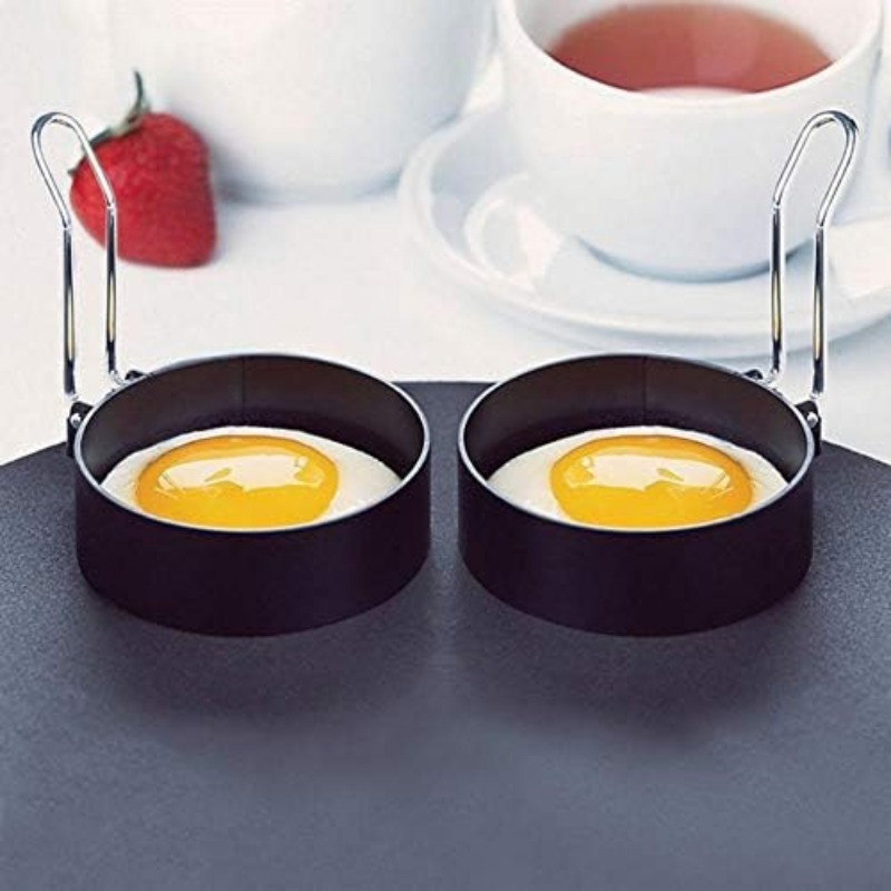 Egg Ring Mold Stainless Steel  - Mini Pancake Griddle 评论和价格