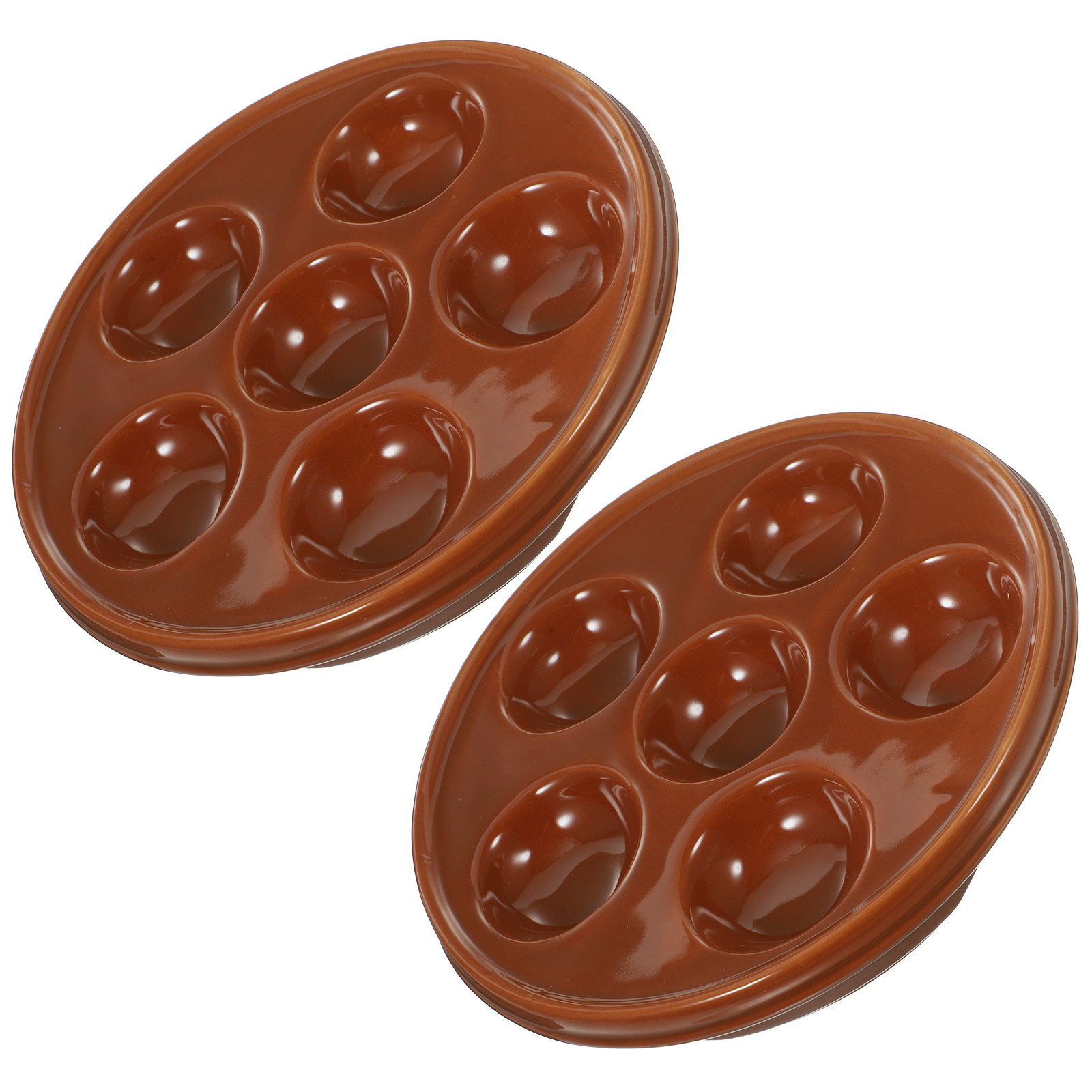 2Pcs Snail Plate Ceramic Bakin - Takoyaki Grill Plate 评论和价格