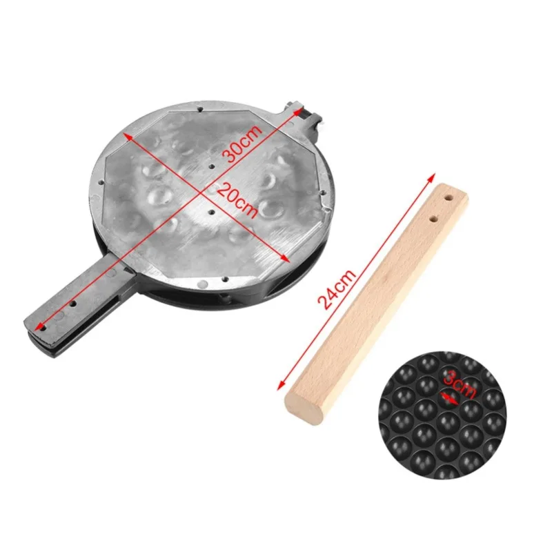 QQ Egg Puff Maker Home LPG Gas - Egg Waffle Pan 评论和价格