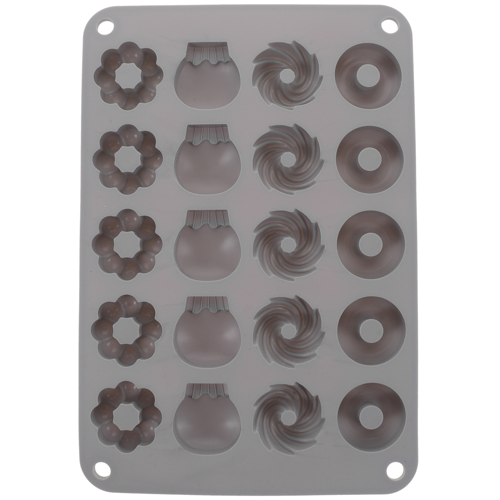 Mini Chocolate Donut Mold Sili - Donut Mold Silicone 评论和价格