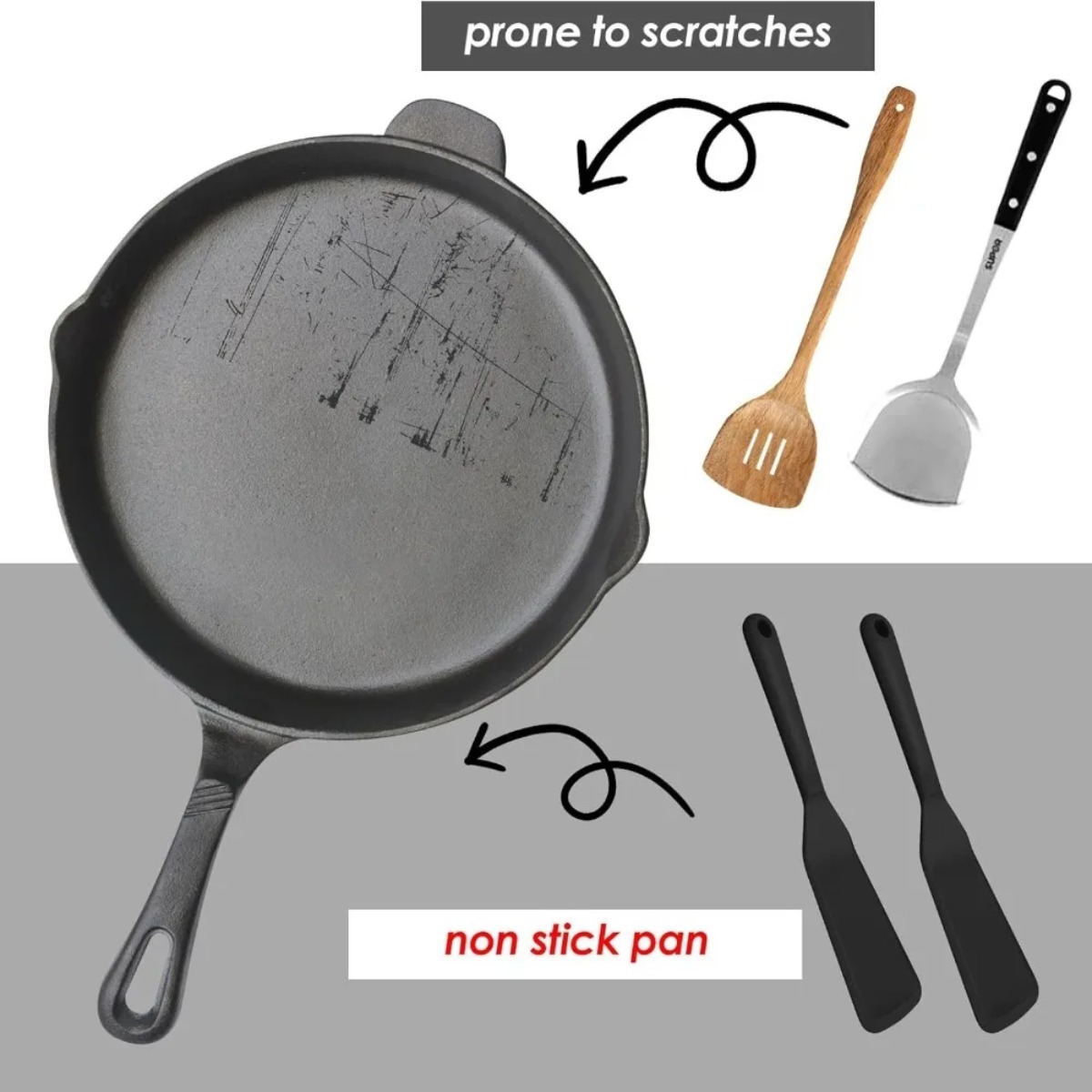 1Pcs Food-Grade Silicone Thin  - Okonomiyaki Spatula 评论和价格